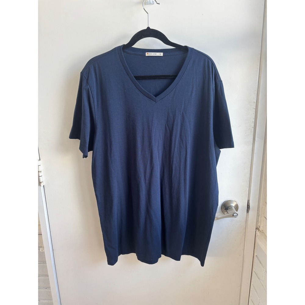 Marine Layer Mens Signature V Neck Supima Cotton‎ Modal Tshirt XL soft Classic
